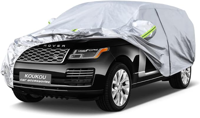 KouKou 6 Layers Car Cover Custom Fit Land Rover Range Rover from 1994 to 2025, Waterproof All Weather for Automobiles, Sun Rain Dust Snow Protection. (Ships from US Warehouse, Arrive Within 3-7 Days)