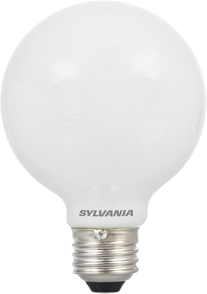 Sylvania ECO LED Light Bulb, G25 Globe, 40W Equivalent, Efficient 3.5W, 7 Year, 325 Lumens, Frosted, 2700K, Soft White - 3 Pack (40880)