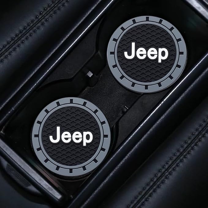 Cup Holder Insert Coaster Fit Jeep,Anti Slip Car Cup Coaster Interior Accessories