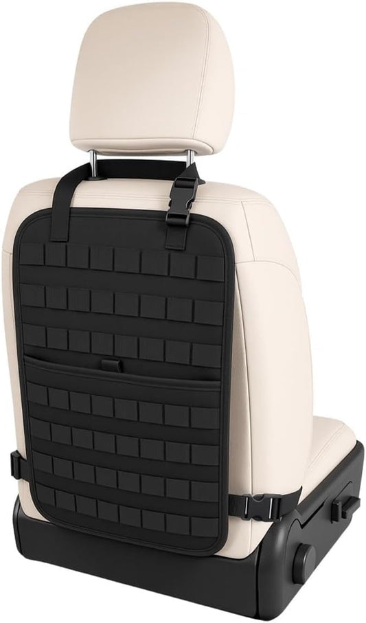 Car Seat Back Organizer,Multifunctional Hanging Molle Seat Back Organizer with Large Compartment,Universal Car Organizers Backs Seats Fit for Most Cars SUVs Trucks