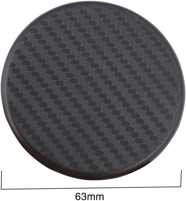 2 Pcs 2.5 inch Diameter Car Interior Accessories Anti Slip Cup Mat Cup Holder Insert Coaster,Round