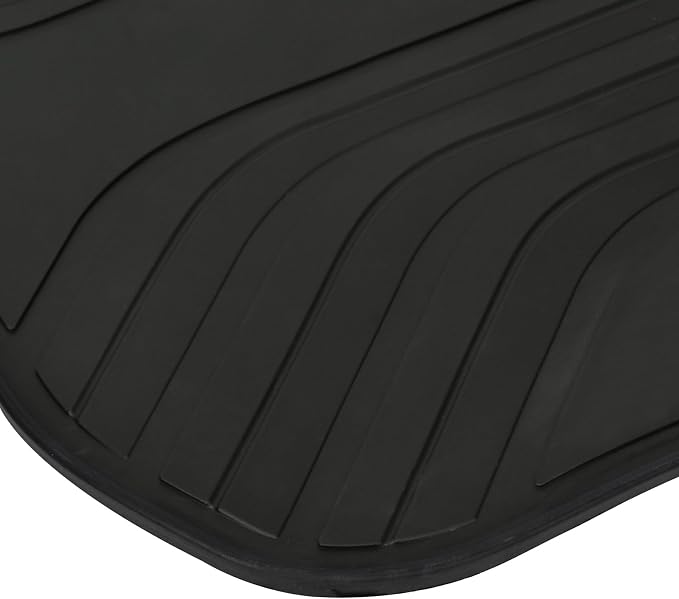 Car Floor Mats Custom Fit for BMW 2 Series Gran Coupe F44 2020-2026 Black Rubber Auto Liner Mats All Weather Protection Heavy Duty Odorless