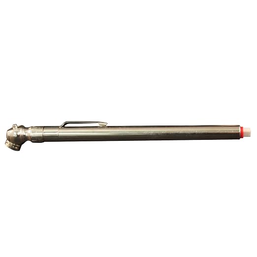 Milton S-921 Pencil Tire Pressure Gauge, Passenger Car, with Built-in Deflator Valve, Durable Plated Brass, Pressure Measured in PSI & kPa (Pack of 2)
