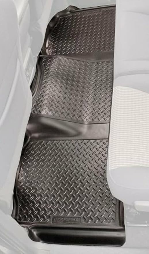 Husky Liners Classic Style Floor Mats | Fits 1998-2011 Ford Ranger, Super Cab; 1998-1999 Mazda B2500,Ext Cab; 1998-2007 B3000, Ext Cab; 1998-2009 B4000, Ext Cab | 2nd Row, 1-pc Black - 63731