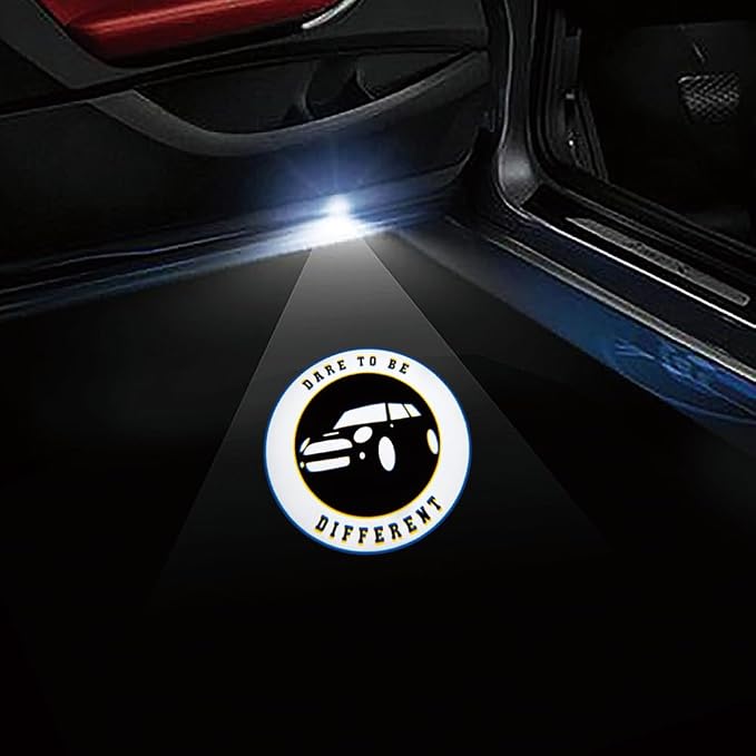 2Pcs Car Door Lights Logo for Mi/ni R55 R56 R57 R59 R60 R61 F55 F56 F57 F60 Accessories Ultra-Bright Welcome Light (Picture1)