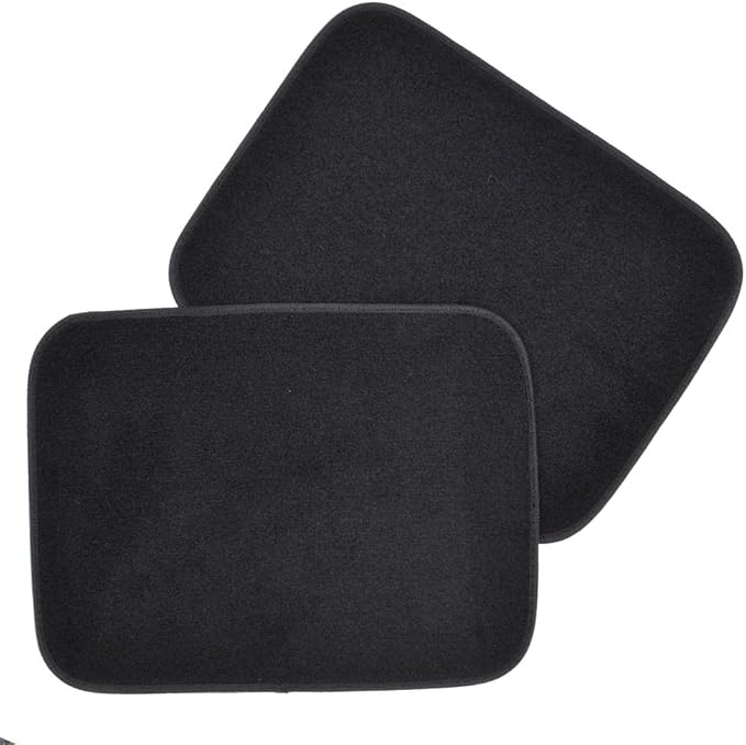 Motor Trend FatRug Premium Carpet Car Floor Mats - Thick Robust Auto Gear, Universal Fit for Your Car Truck or SUV, Black