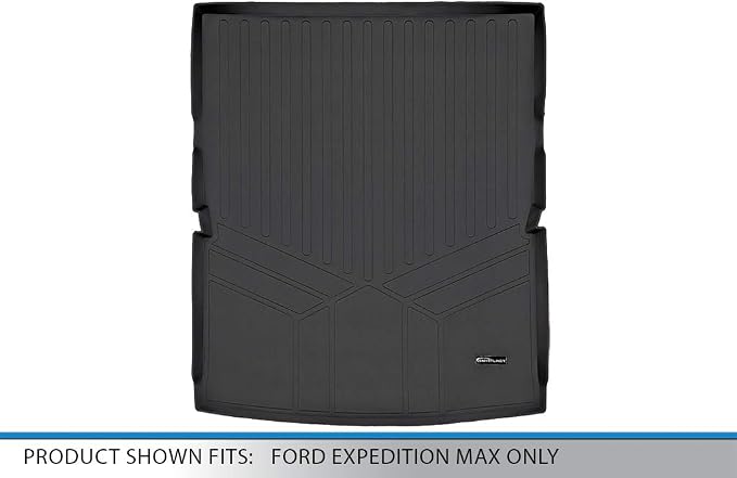 SMARTLINER All Weather Custom Fit Cargo Trunk Liner Floor Mat Behind 2nd Row Compatible with 2018-2025 Ford Expedition Max