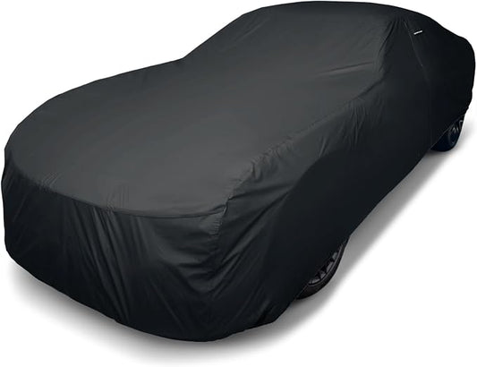 iCarCover 30-Layer Premium Car Cover Waterproof All Weather Rain Snow UV Sun Protection, Chevy SSR, Nova, Ford Mustang, Shelby GT, Falcon Ranchero, Size C23 (See Size Chart), Sedan/Coupe - Black