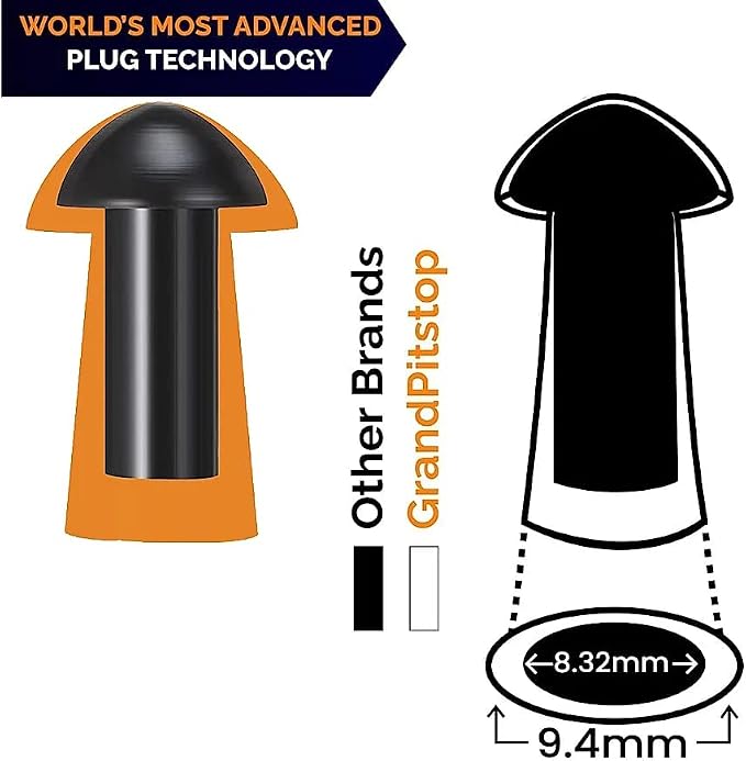 GRAND PITSTOP Replacement Mushroom Plugs for tubeless Tire Puncture Repair kit - for Cars, Motorcycles- Spare Plugs (30 Plugs)