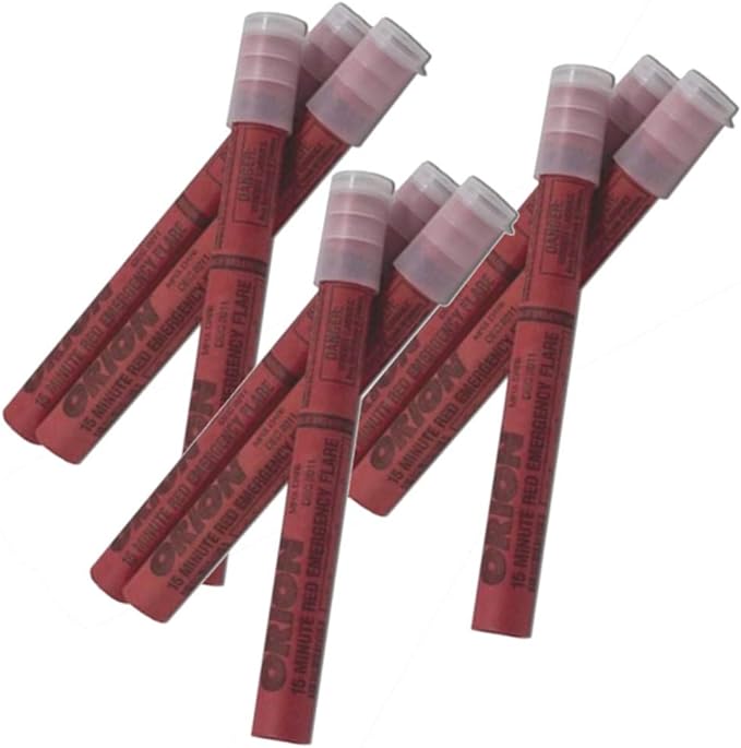 3 Packs of High Visibility Eco-Friendly 15-Minute Road Safety Flares (Pack of 3)