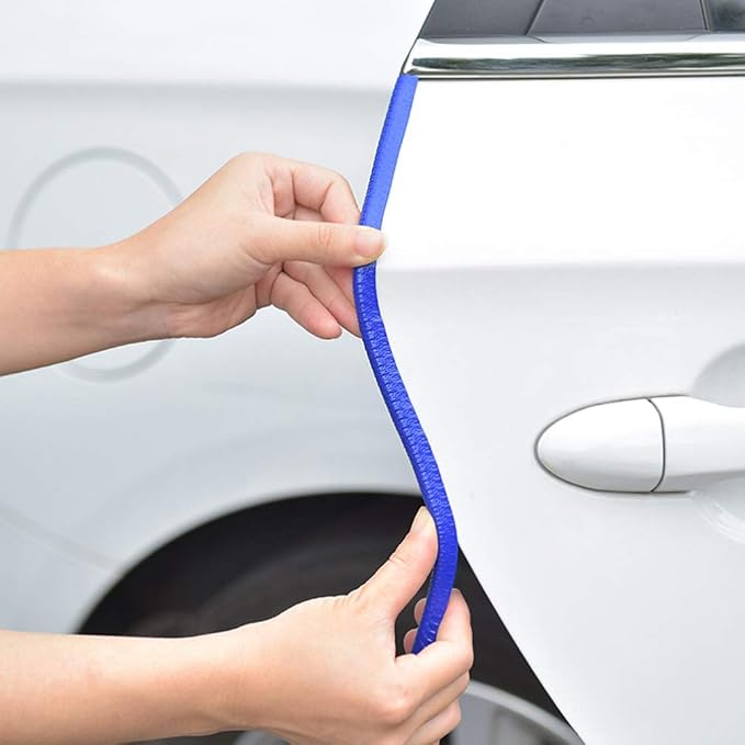 Garneck Car Door Edge Guards Rubber U Shape Edge Trim Seal Strips Protector Car Door Edge Protection for Car Auto Vehicle 10M