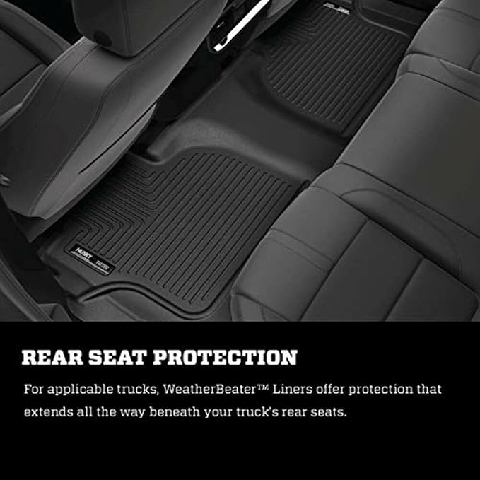 Husky Liners Weatherbeater Floor Mats | Fits 2019-2026 Nissan Altima | Front & 2nd Row, 3-pc Black - 99381