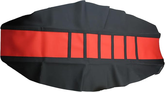 Motorcycle Universal Seat Cover Non-Slip Suitable Rubber Striped Seat Covers Soft For CRF150F CRF230F CRF250F CRF250R CRF450F CRF 150F 230F 450F 450R Dirt Pit Bike Motocross Off Road Motorbike