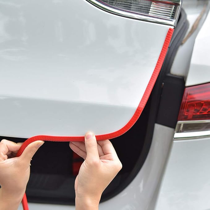 Garneck Car Door Edge Guards Rubber U Shape Edge Trim Seal Strips Protector Car Door Edge Protection for Car Auto Vehicle 10M