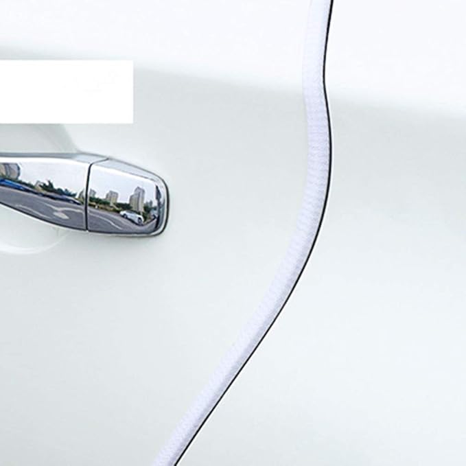 Garneck Car Door Edge Guards Rubber U Shape Edge Trim Seal Strips Protector Car Door Edge Protection for Auto Vehicle 10M