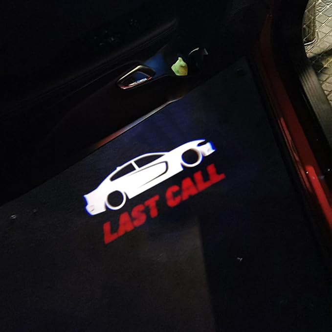 2PCS Door Lights Logo Car Accessories Led Compatible for Charger 2006-Present Projector Ghost Shadow Puddle Courtesy Step Lights (Last Call car)