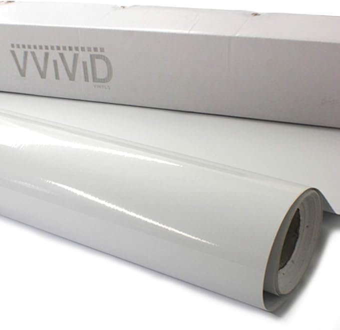 VViViD Clear Lamination Vinyl Roll for Die-Cutter and Vinyl Plotter (Gloss Finish, 120" x 54" Bulk Roll)