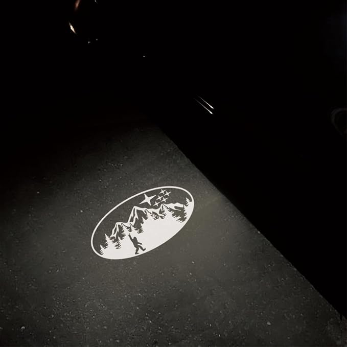 Car Door Logo Lights Puddle Lights Compatible with Forester Outback Ascent Legacy LED Projector Door Shadow Light Accessories (P1)