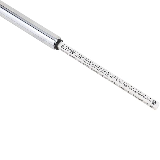 Accu-Gage Pencil Tire Pressure Gauge (2-20 PSI) Heavy Duty Stainless Steel Low Pressure Gauge Single Head Air Chuck wi/Built-in Deflator, 4 Replacement Tire Valve Caps