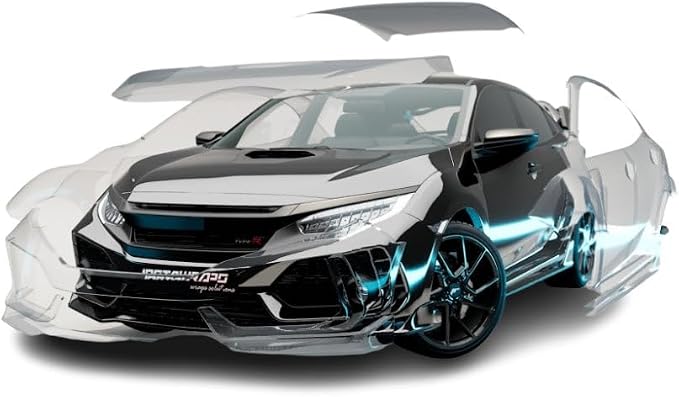 3M Paint Protection Film | Gloss 200 Series PPF | 24in x 5ft (10 Sq/ft) | w/Free Instawraps Pro-Wrapping Glove