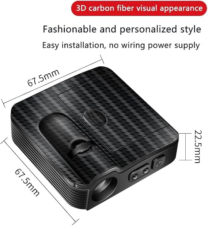 Custom Car LED Door Light Logo Projector Automobile Brand Logo Car Door Lights LED Ghost Shadow Light Projector for car Brand Series Compatible (Carbon Fibre, 2)