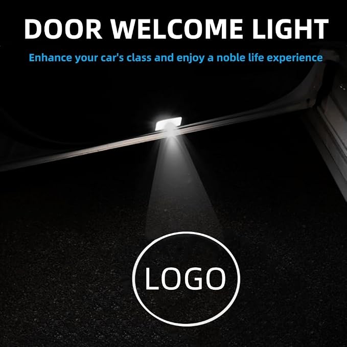Car Door Light Logo,HD Colorfast LED Projector Welcome Lights Compatible with for Lexus ES is GS LS RX GX LX,Puddle Lights Automotive Micro-Labeling Auto Suite.