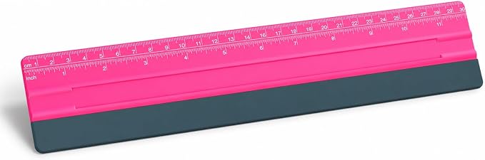 2-in-1 Vinyl Squeegee Tool with Ruler,Soft Felt Squeegee for Vinyl as Wallpaper Smoothing Tool,Vinyls Wrap Squeegees Wallpaper Tools for Car Window Tint,PPF Application