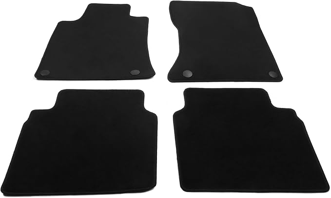 Fit 2019-2025 Nissan Altima 4DR Nylon Floor Mats OEM Fitment Style Black | IKON MOTORSPORTS, Driver Passenger Car Carpets, Front Rear 4PCS Full Set