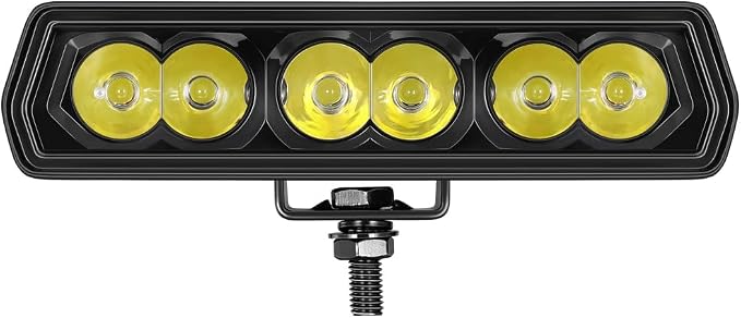 6 Inch CREE LED Light Bar, SWATOW INDUSTRIES 6" Spot LED Pods Bumper Mounts Work Lights Waterproof Fog Lights for Dirt Bike Pit Bike E-Bike Motorcycle ATV UTV RZR Can-am x3 Truck Off Road