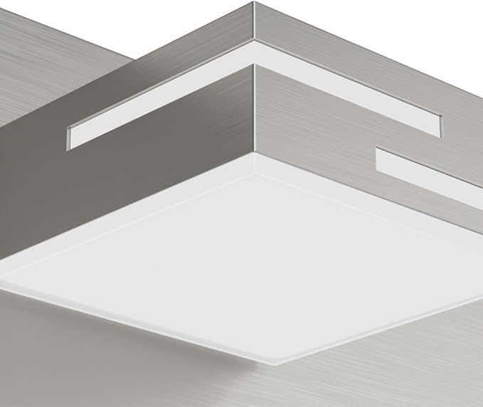 LED Modern Bathroom Vanity Light Fixtures, Dimmable Brushed Nickel Vanity Lights for Bathroom Lighting Fixtures Over Mirror, with 360° Rotatable Acrylic Heads 4-Light 30-inch (Cool White 6000K)