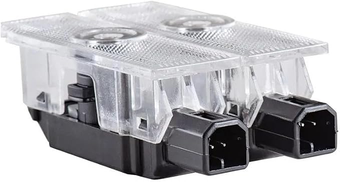 Car LED Logo Projector Puddle Door Lights for Dodge Challenger Accessories, No Fade 4K-HD Welcome Lights, 2 Pack (R/T)