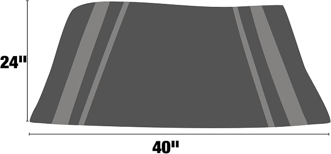 Extra Large Car Drying Towel 40"x24", 1300 GSM Car Towel, Gray | XL Professional Drying Towels Car Detailing with Double Twisted Loop, Super Absorbent Microfiber Drying Towels for Cars