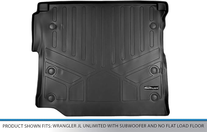 MAXLINER Cargo Trunk Liner Floor Mat Compatible with 2018-2018 Jeep Wrangler