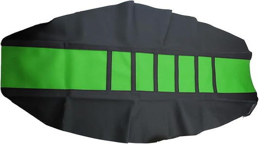 Motorcycle Universal Seat Cover Non-Slip Suitable Rubber Striped Seat Covers Soft For KX60 KX65 KX80 KX85 KX100 KX125 KX250 KX250F KX250R KX300 KX400 Dirt Pit Bike Motocross Off Road Motorbike