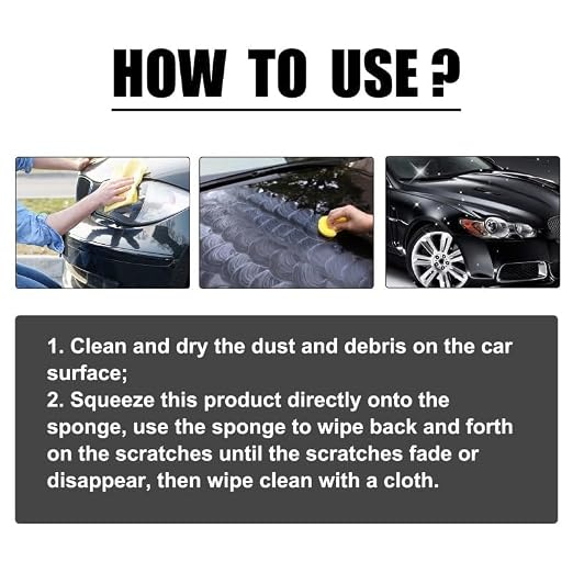 Ultimate Scratch Remover, 60-Second Surface Scratch Fix, Car Cloth Scratch Remover, All Paint Colors Polishing Kit, Car Scratchs Repair Paste Deep Scratch (1PCS)