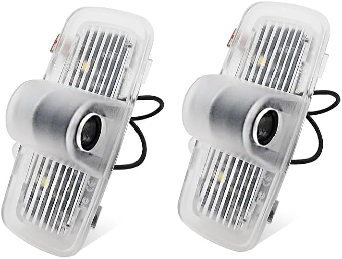2 Pcs Pilot Car LED Projector Door Shadow Light Welcome Light Laser Emblem Logo Lamps Kit Puddle Lights LED Courtesy Step Lights Ground Lamp HD Kit Replacement for Pilot 2009-2021