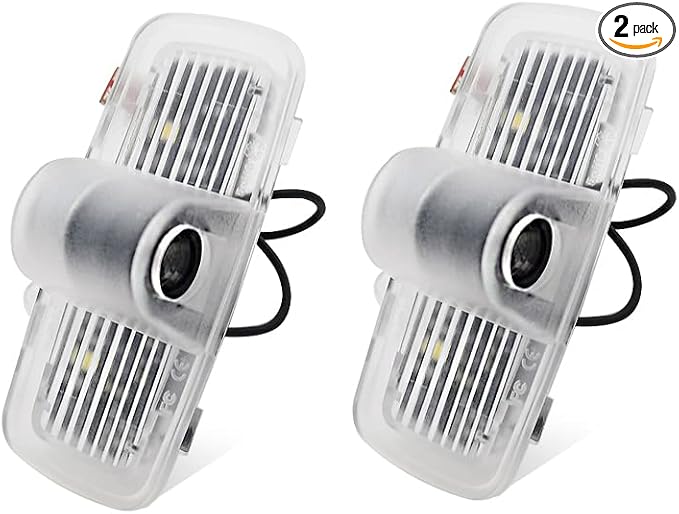 2 Pcs Car LED Projector Door Shadow Light Welcome Light Laser Emblem Logo Lamps Kit Puddle Lights LED Courtesy Step Lights Ground Lamp HD Kit Replacement for (Accord, Accord 7/8 (2008-2012))
