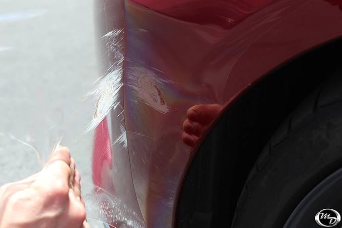 VViViD Clear Bra Paint Protection Bulk Vinyl Wrap Film Including 3M Squeegee and Black Felt Applicator (Bulk ROLL - 12 Inch x 240 Inch (20ft)