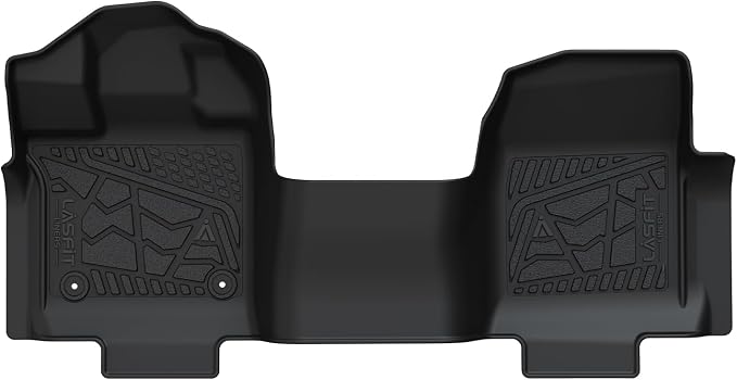 LASFIT Floor Mat for Ford F-150 2015-2026 Regular Cab(Bench Seat, Carpet Floor) All Weather Portector TPE Waterproof Truck Liner for Ford F150 Standard Cab-1st Row Black