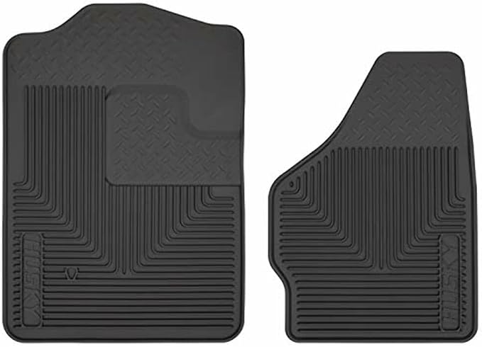 Husky Liners - Heavy Duty Front Floor Mats | 1999-2010 Ford F - 250/F - 350 Super Duty, 2000-2005 Ford Excursion, Black | 51201
