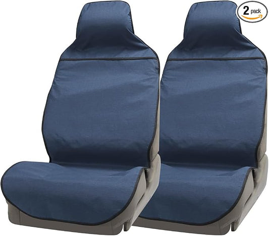 Waterproof Car Seat Cover Automotive Seat Covers for Cars Trucks and SUVs Car Seat Cover Protector Front Seats Navy-2