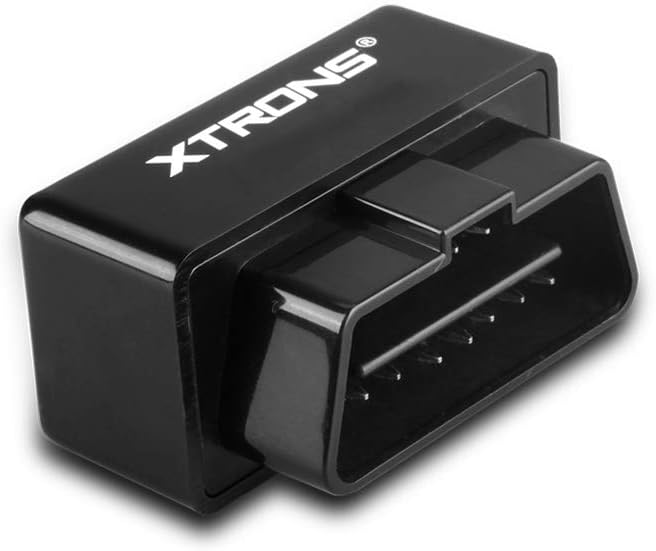XTRONS Wireless Bluetooth OBD2 Android OBDII Car Auto Diagnostic Scanner Tool Torque Special for XTRONS Android Car Stereo for Ford for Cadillac for Lexus for VW for Porsche for BMW (TQ101 TME100L)