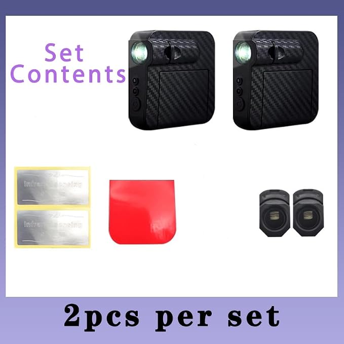 2Pcs Custom Car Door Lights Logo Projector Personalized Logo LED Car Door Step Courtesy Welcome Lights