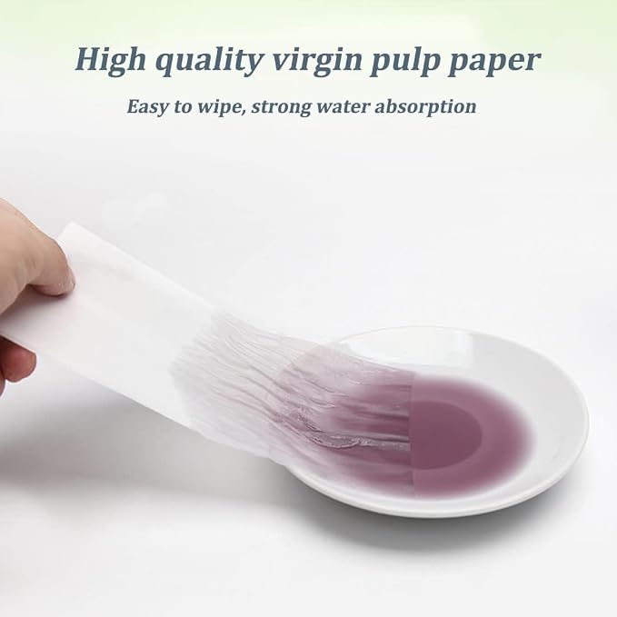 Car Tissue Refill Kit, Tissue Refill for Car Visor Tissue Holder, Round Paper Towel Holder with 9 Packs Paper