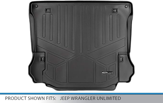 MAXLINER All Weather Cargo Liner Floor Mat for 2011-2013 Jeep Wrangler