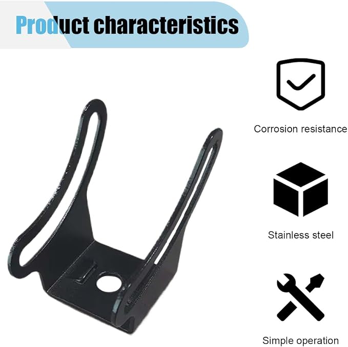 26PCS LED Light Bar Side Mounting Bracket, Base Mounting Bracket with Rubber Pad, Car Light Bar Mounts, Suitable for Straight or Curved 4-52 Inch LED Light Bars (26 Base)