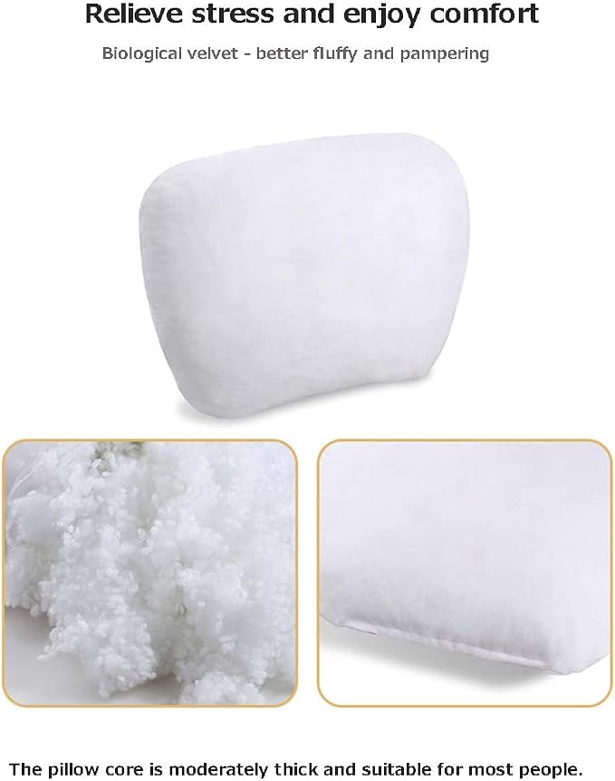 2Pcs Car Neck Pillows for headrests,for Travel Interior Accessories and Suede Support Head Pillows，Balance Neck Pillow Designed to Relieve Neck Pain and Muscle Tension.（Gray）