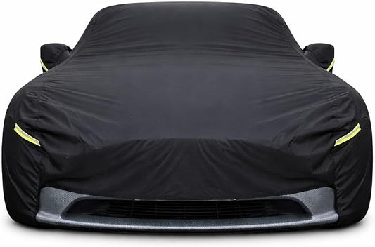Car Cover for Tesla Model Y Waterproof Outdoor Cover | Custom Fit, All Weather Protection, Charge Port Opening, Door Zipper Design, Windproof, UV Protection