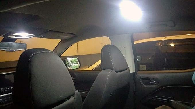 LED Interior Light Kit Accessories for Chevy Colorado GMC Canyon 2015-2023 2024 2025 6000k White Map Dome Visor Cargo License Plate Bulbs (13 Pieces)
