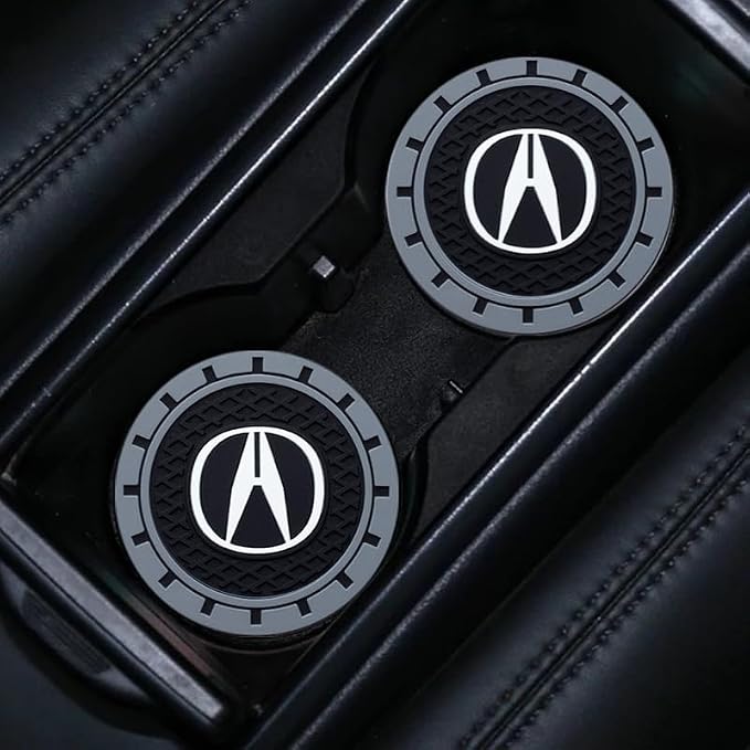 Cup Holder Insert Coaster Fit Acura CDX NSX RDX RLX TLX TLX-L,Anti Slip Car Cup Coaster Interior Accessories